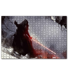 Cakapuzzle Yıldız Savaşları Darth Vader ve Işın Kılıcı  Puzzle Yapboz MDF (Ahşap) (120 Parça)