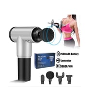 Fascial Gun RH-320 6 Kademe Hız Ayarlı, 4 Parça Başlıklı, Usb Şarjlı, Masaj Tabanca Aleti (5343)