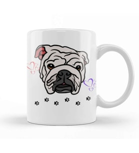 Funny Dog Lover Gift For   Men Kupa Bardak Porselen