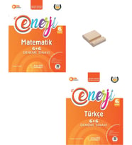 Palme 6. Sınıf Enerji 6+6 Matematik ve Türkçe Deneme Sınavı + Telefon Standı