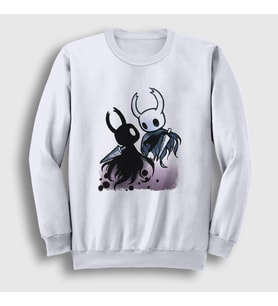 Presmono Unisex Beyaz Shade Oyun Hollow Knight Sweatshirt 493341tt