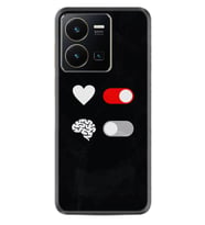 Vivo Y35 Kılıf Silikon Desen Özel Seri Love Brain 1722