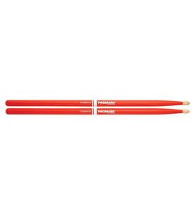 Promark TX5AW-ORANGE 5A Hickory Wood Tip Baget (Turuncu) Renkli Kaplama - Görsel Şov - Ahşap Uç