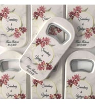 Şişe Açacak Magnet *Nişan - Kına - Nikah - Düğün* Hediyelikleri 30 Adet