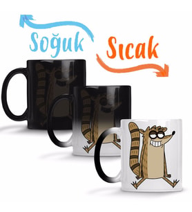 Regular Show Rigby 02 Sihirli Kupa Bardak Porselen