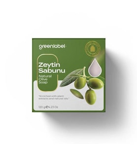 GREENLABEL ZEYTİNYAĞLI SABUN 120 G.