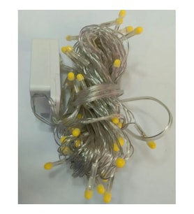 10 M 100 Led Damla Uçlu Led Işık Gün Işığı Şeffaf Kablo