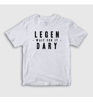 Presmono Unisex Çocuk Beyaz Legendary How I Met Your Mother T-Shirt 195057tt (Beyaz)