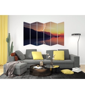 GEZEGEN FANAZİ GÜN BATIMI MDF TABLO-0926 MODEL-B
