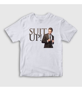 Presmono Unisex Çocuk Beyaz Barney How I Met Your Mother T-Shirt 194733tt