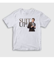 Presmono Unisex Çocuk Beyaz Barney How I Met Your Mother T-Shirt 194733tt