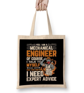 Mechanical Engineer Bez Çanta Uzun Saplı