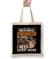 Mechanical Engineer Bez Çanta Uzun Saplı