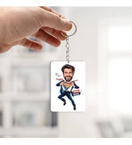 Kişiye Özel İçinden Süper Kahraman Çıkan Erkek Karikatürlü Anahtarlık