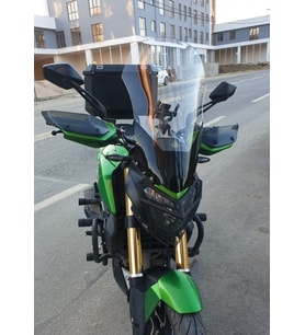 MOTOCAM Bajaj Dominar 400 Ön Cam 2017-2026 Model 58cm Şeffaf Renkli 4mm