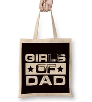 Girls Of Dad Daughter Papa Father Daddy Stepdad Family Poppa Bez Çanta Uzun Saplı