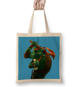 Teenage Mutant Ninja Turtes Mikey Bez Çanta Uzun Saplı