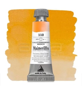 Maimeri Blu Tüp Sulu Boya 12 ml S2 No:110 Permanent Yellow Orange