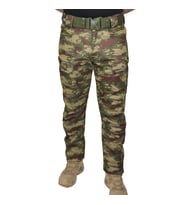 Askeri Kamuflaj Desenli 8 Cepli Su Geçirmez Soğuk ve Rüzgara Dayanıklı Softshell Pantolon