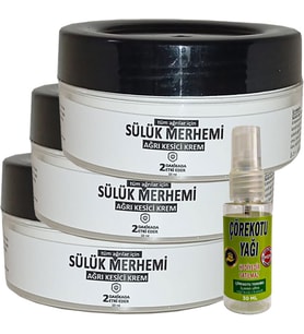 Playboy Sülük Merhemi 3Lü50 Ml Relax Kremi Bölgesel Bakım Kremi Crk:053 + Yanında Hediye 30 Ml Çöre