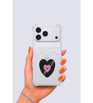iPhone 17 Pro Max Kartlıklı Vinly Desenli Kılıf - HUOBPS8384-1673