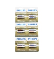 Lunaev Phılıps Alkaline İnce - Aaa - 1.5 V Pil 12PCS= 2Lİ X 6 Piller