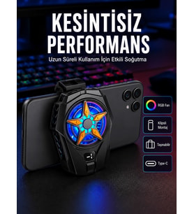 2 Kademeli Hız Ayarlı Taşınabilir Telefon Soğutucu Yeni Nesil
