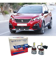 Peugeot 3008 Led Xenon Kısa Far Ampulü H7 Duo Yeni Seri Beyaz 2016+