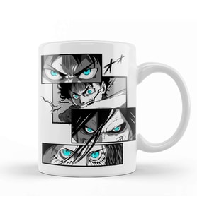 Eren Yeager Transformation Attack On Titan Shingeki No Kyojin Kupa Bardak Porselen