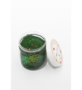 Mundough New Year Green Glittering Double Doğal Oyun Hamuru