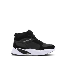 Slazenger Bağcıklı Erkek Sneaker Ayakkabı Siyah-Beyaz