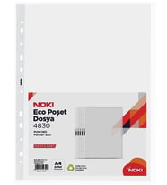 Noki Eco A4 Poşet Dosya 100lü Paket 4830