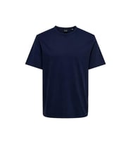 ONSSMART LIFE REG SS TEE Navy Blazer