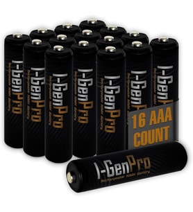 Pro P134 16 Adet AAA 1100 mAh Şarj Edilebilir İnce Kalem Pil 1.2V Ni-MH Şarjlı Pil