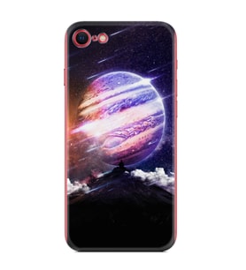 Apple iPhone 5 6 7 8 Plus Se XR Kılıf Desemli Silikon Super Planet 1797