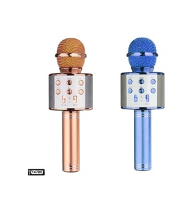 Mikrofon Karaoke Bluetooth Dahili Hoparlör Ws-858
