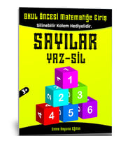 Okul Öncesi Matematiğe Giriş (Sayılar) Yaz-Sil Kitabı