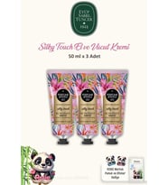 3 'Lü Pj El Vücut Kremi Silky Tüp 50 Ml Ve%100 Pamuk Rosie