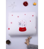1.5 Tog 86x95cm Elyaf Dolgulu Happy New Year Kar Küresi Premium Bebek Batta