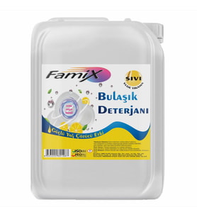 Famix Limon Kokulu Elde Yıkama Bulaşık Deterjanı 20 Lt