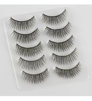 4 Parça Kirpik Seti Takma Kirpik Takımı 5li Kirpik Set Kirpik Kıvırıcı Kirpik Yapıştırıcı Rimel Mask