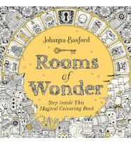 Rooms Of Wonder: Step Inside This Magical Colouring Book (Krem)