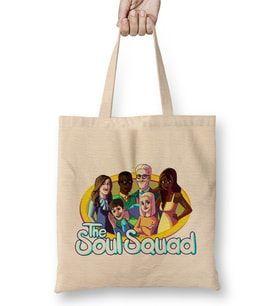 The Good Place Pop Art Design Bez Çanta Uzun Saplı
