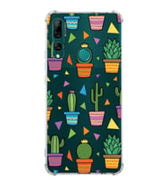 PrintiFy Huawei Y9 Prime 2019 Uyumlu Water Color 4 Baskılı Şeffaf Köşe Korumalı Antişok Kılıf