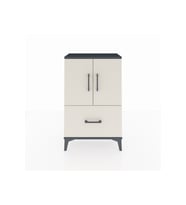 Arges Komodin 2 Raflı Tek Çekmeceli 2 Kapaklı 60x30x96 Antrasit-Aytaşı