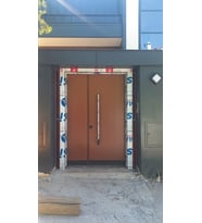 Kompozit Villa Giriş Kapısı Dış Mekana Uygun Kompozit Çelik Kapı
