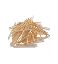 Ticon Ahşap Kibrit Çöpü 2x2x5 cm 200'lü Paket Naturel