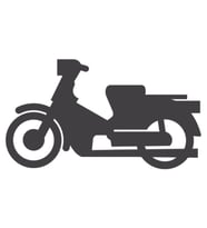 MOTOSİKLET FOLYO STİCKER 50cm Uzunluk