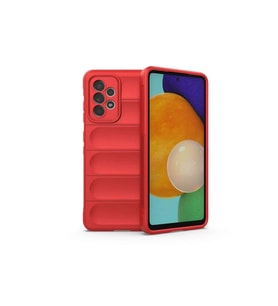 Galaxy A52 Kılıf Optimum Silikon - Kırmızı