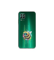 Huawei P40 Lite ile uyumlu Splash arı tasarımlı şeffaf silikon kılıf